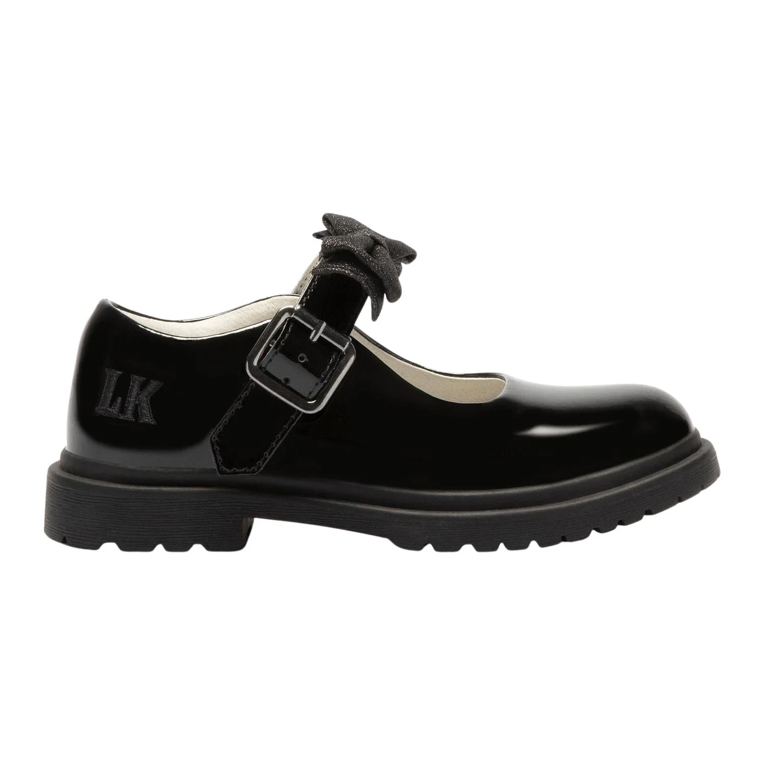Lelli Kelly Mollie Bow Black Patent School Shoes LK8359 (DB01) - Image 3