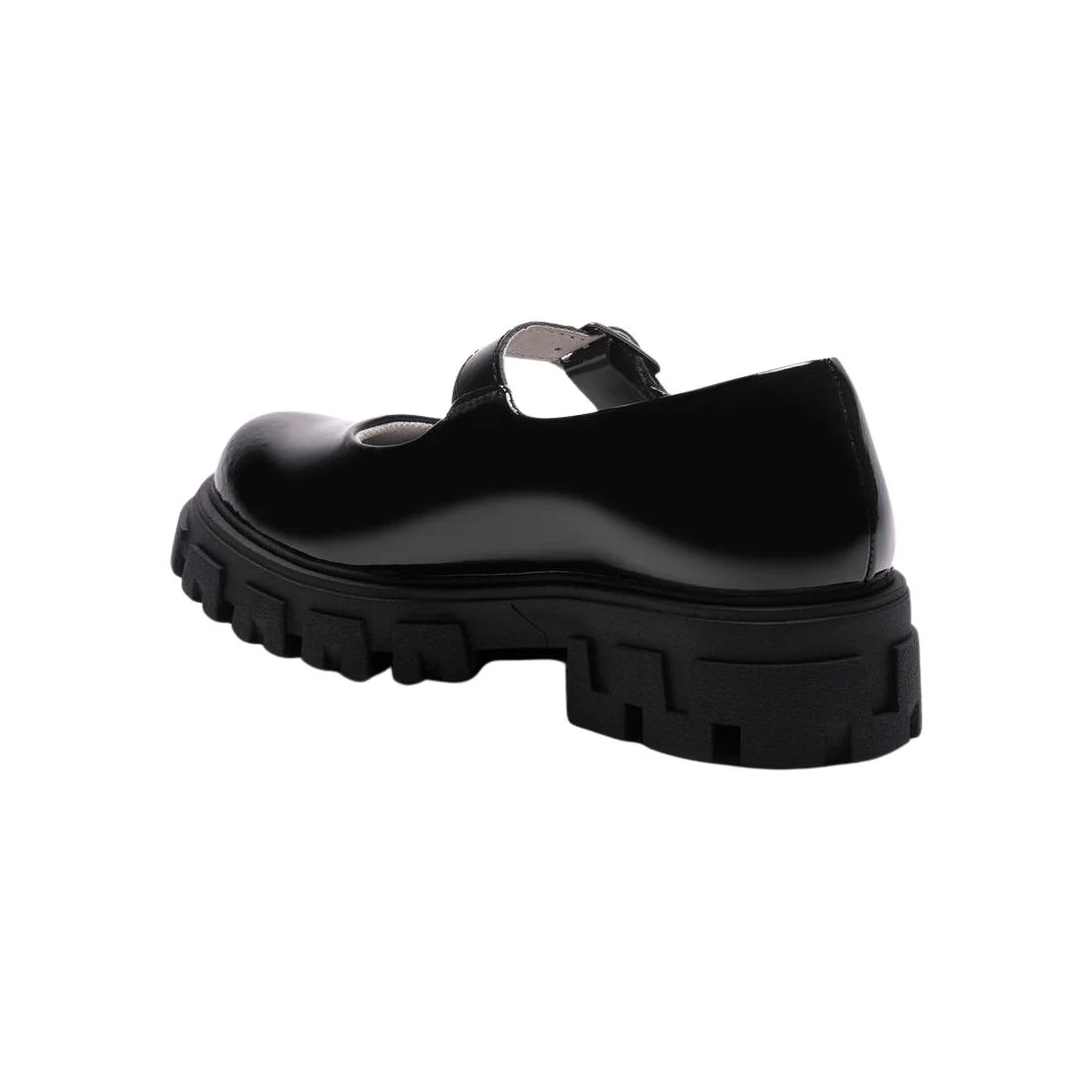 Lelli Kelly LK8430 (NE03) Madeline Black Patent Chunky School Shoes - Image 3