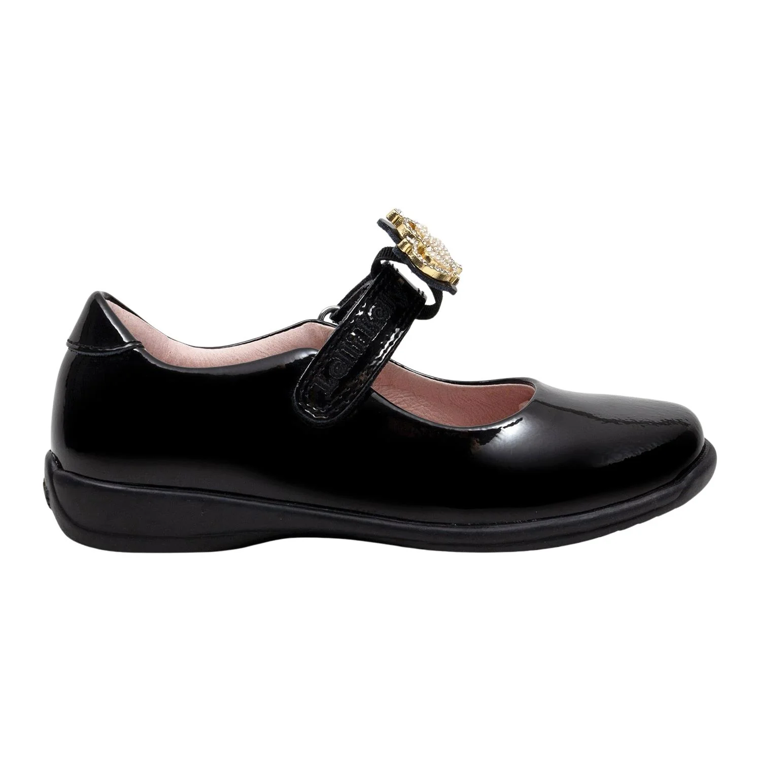 Lelli Kelly LK8472 NE03 Victoria 2 Black F Fit Patent School Shoes - Image 3