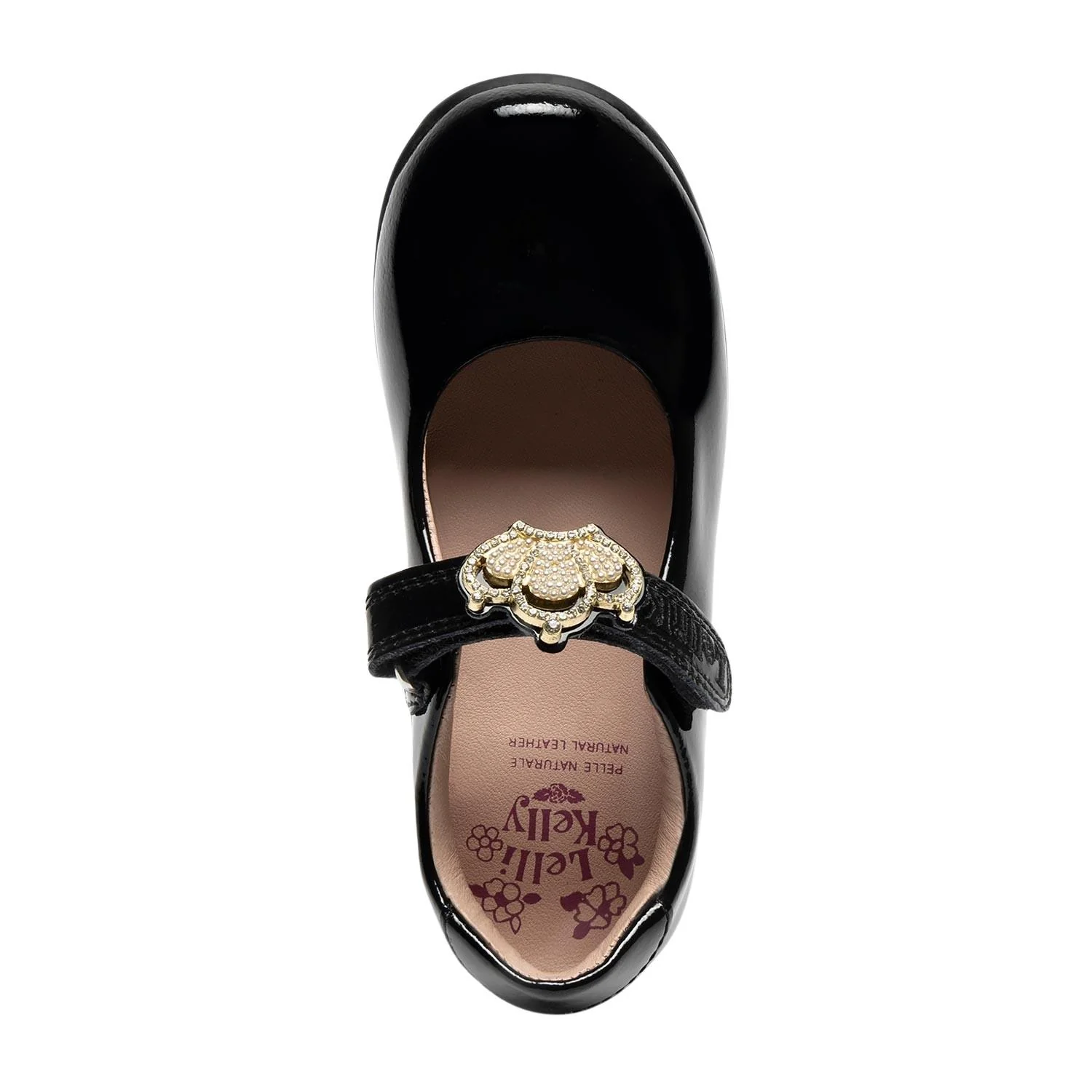Lelli Kelly LK8472 NE03 Victoria 2 Black F Fit Patent School Shoes - Image 4