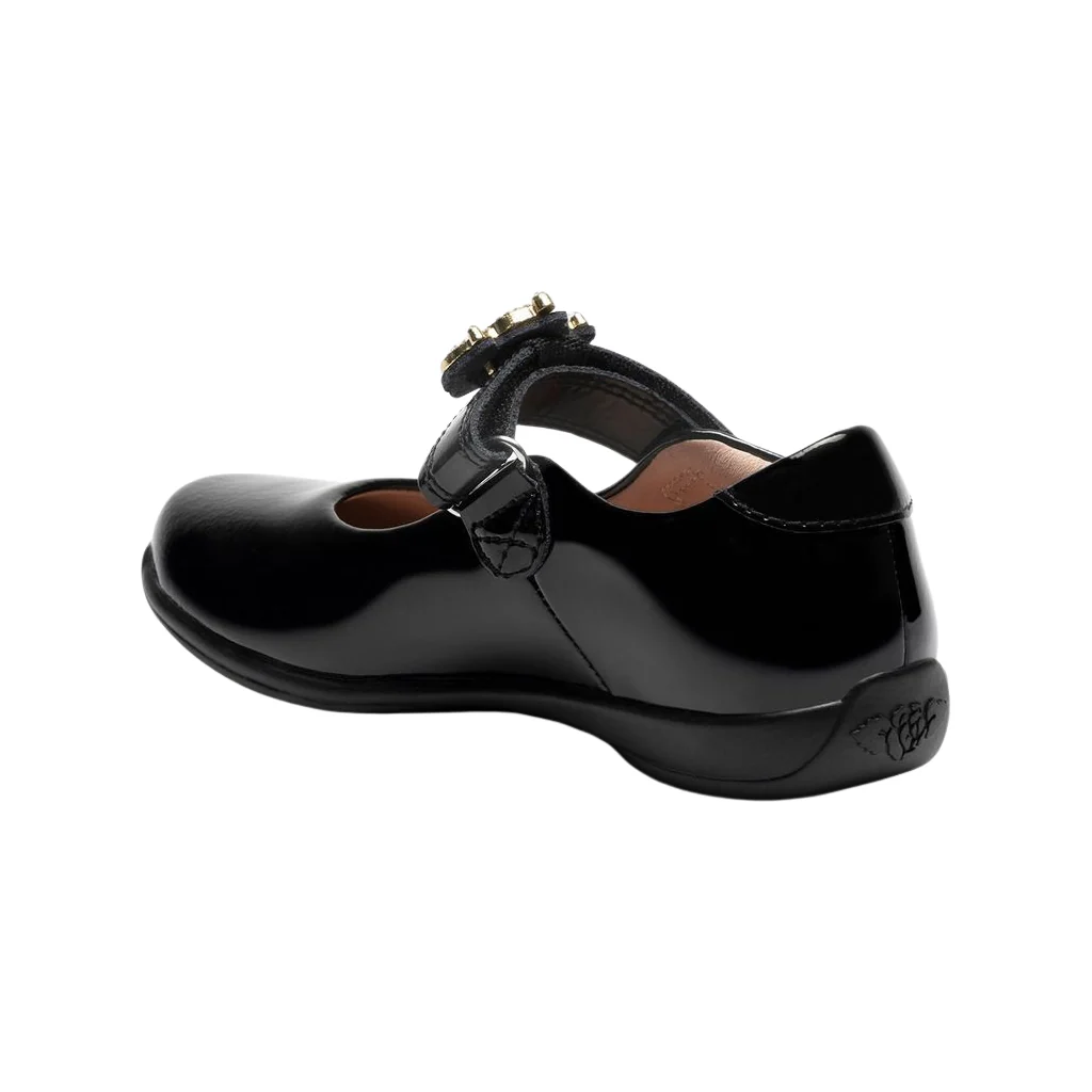 Lelli Kelly LK8472 NE03 Victoria 2 Black F Fit Patent School Shoes - Image 5