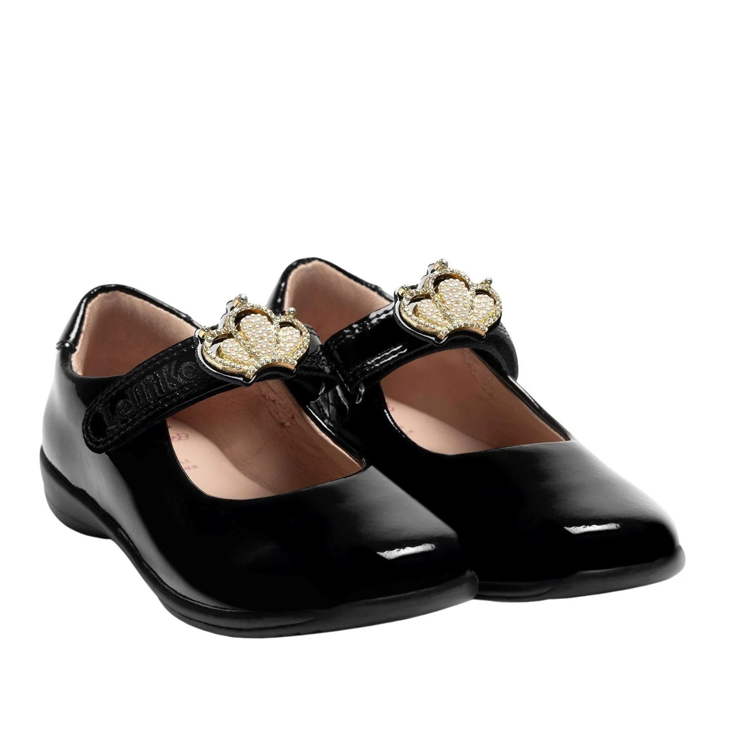 Lelli Kelly LK8472 NE03 Victoria 2 Black F Fit Patent School Shoes - Image 6