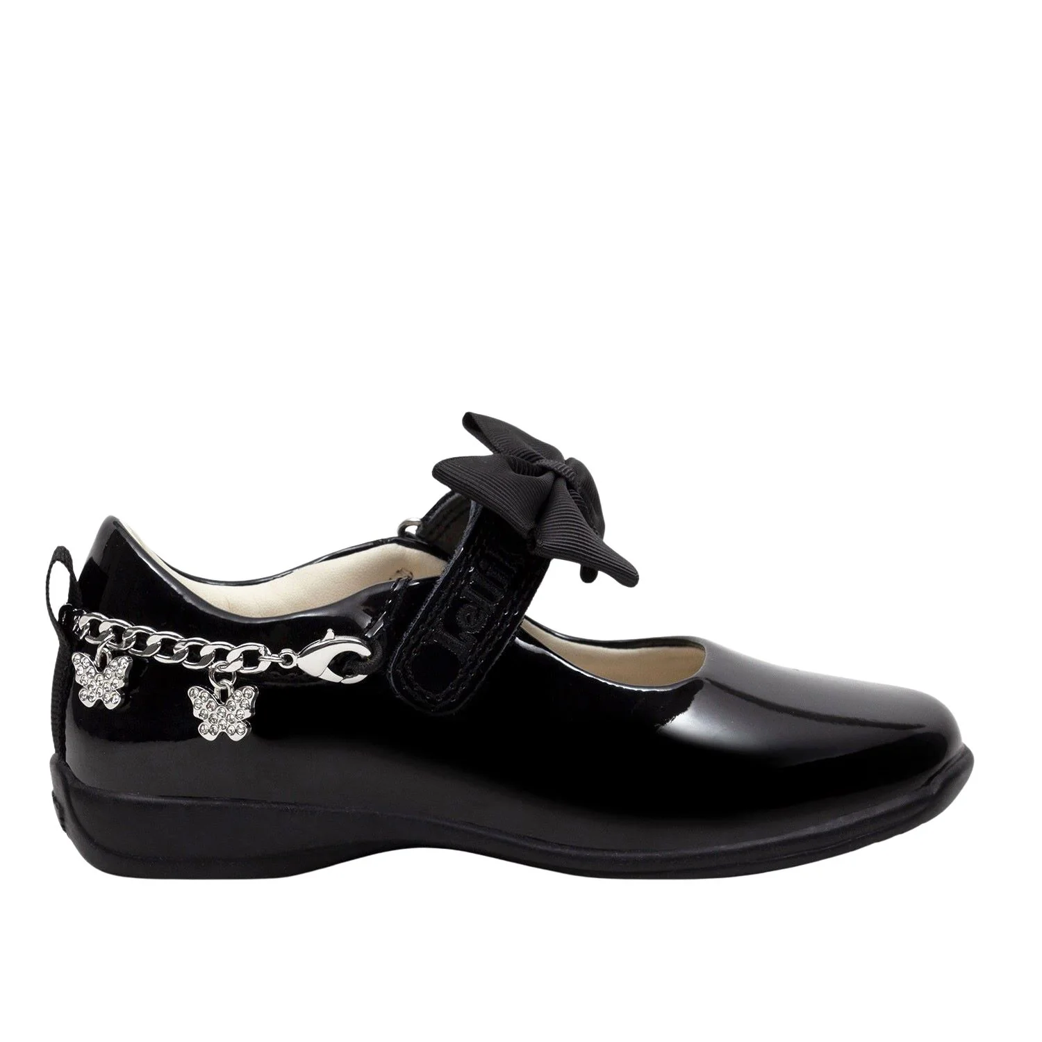 Lelli Kelly LK8490 Izzy F Fit Black Patent School Shoes - Image 2