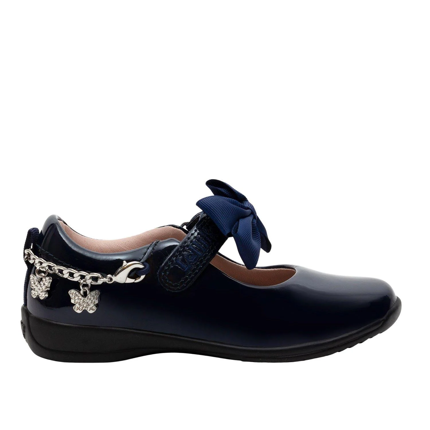 Lelli Kelly LK8490 Izzy F Fit Black Patent School Shoes - Image 5
