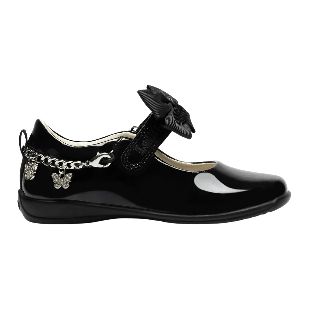 Lelli Kelly LK8490 Izzy F Fit Black Patent School Shoes - Image 6
