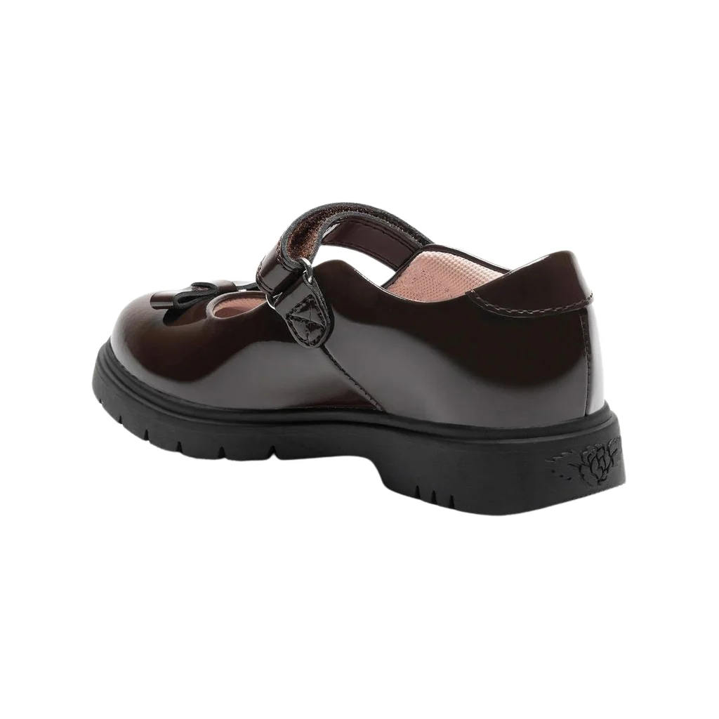 Lelli Kelly LK8506 Miss LK Jolie Black, Blue, Grey, Brown Patent Bow School Shoes - Image 7