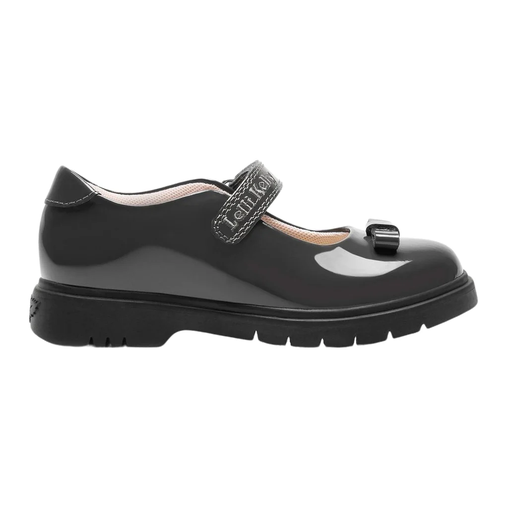 Lelli Kelly LK8506 Miss LK Jolie Black, Blue, Grey, Brown Patent Bow School Shoes - Image 8