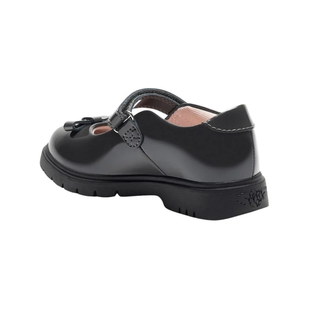 Lelli Kelly LK8506 Miss LK Jolie Black, Blue, Grey, Brown Patent Bow School Shoes - Image 9