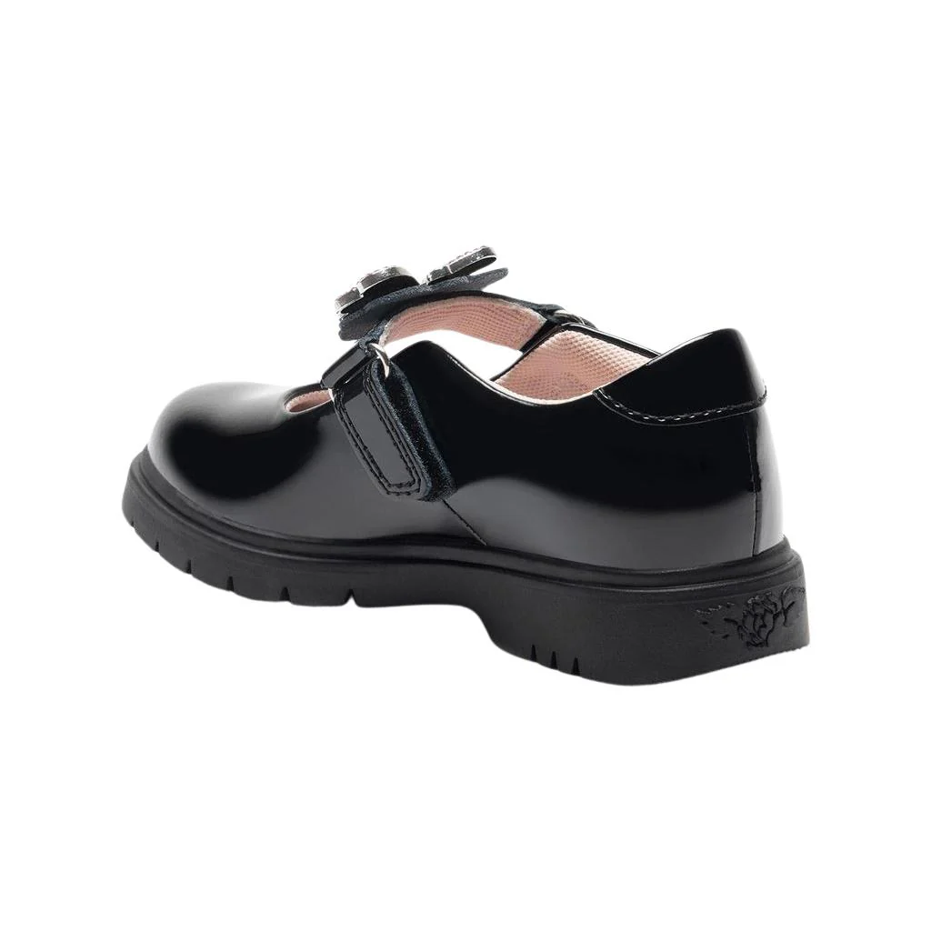 Lelli Kelly LK8510 (NE03) Luna 3 Butterfly Black Patent School Shoes - Image 5