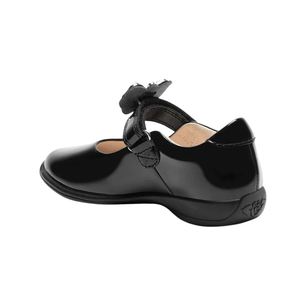 Lelli Kelly LK8611 (NE03) Luna Butterfly Black Patent F Fit School Shoes - Image 4