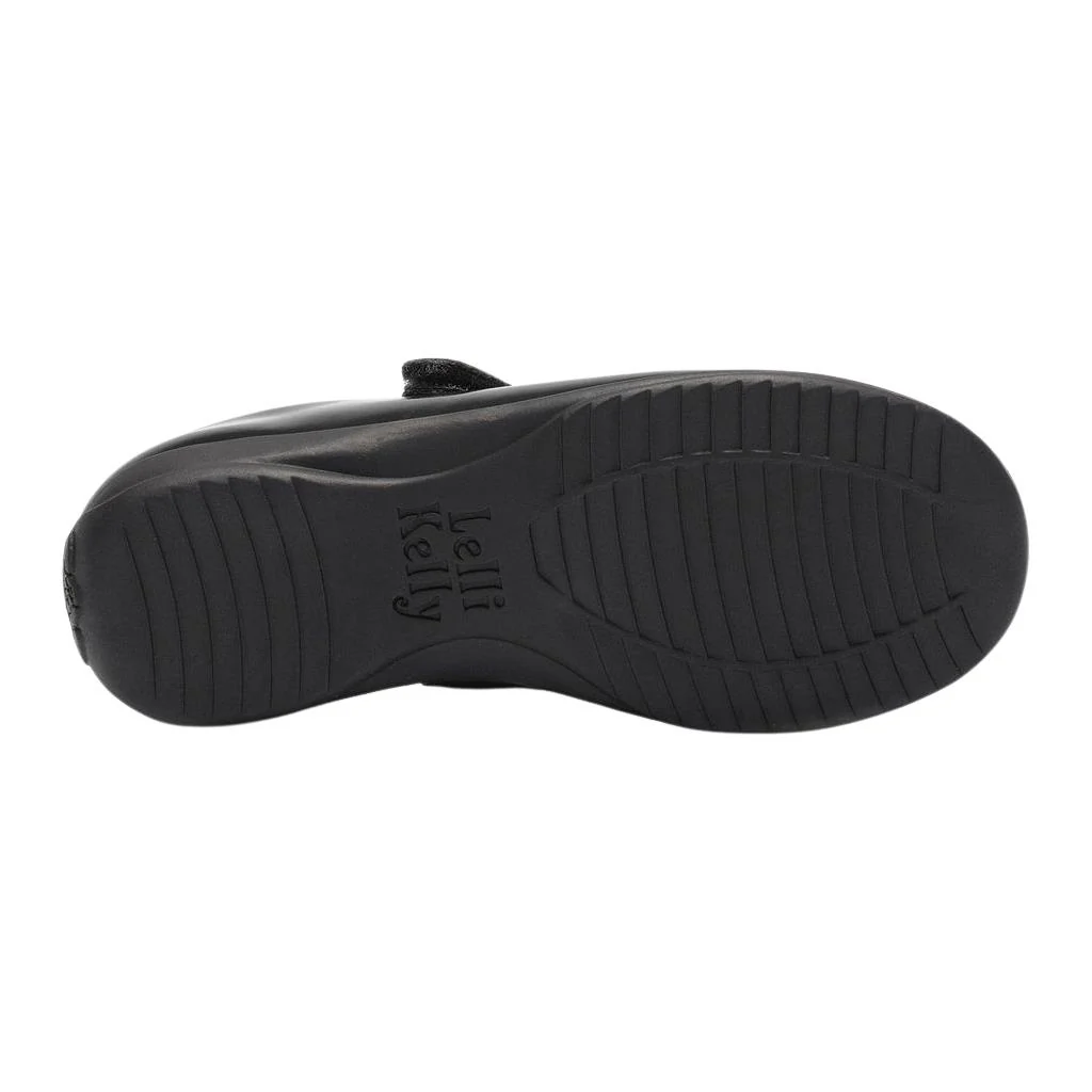 Lelli Kelly LK8611 (NE03) Luna Butterfly Black Patent F Fit School Shoes - Image 5