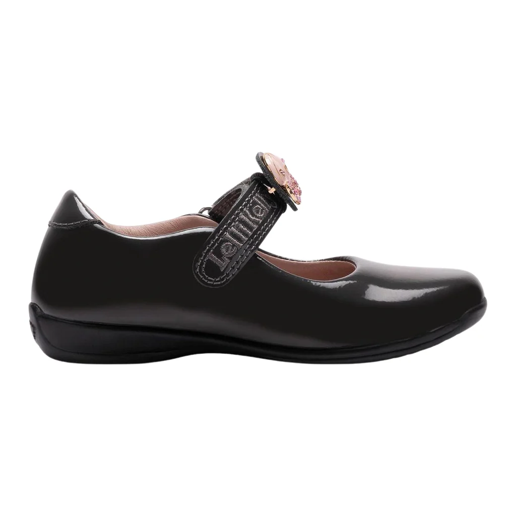 Lelli Kelly LK8622 (GR03) Carrie 2 Princess Carriage Grey Patent School Shoes - Image 6
