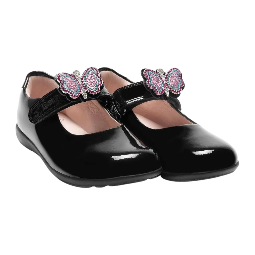 Lelli Kelly LK8641 Luna Butterfly Patent Wide Fit G School Shoes - Image 2