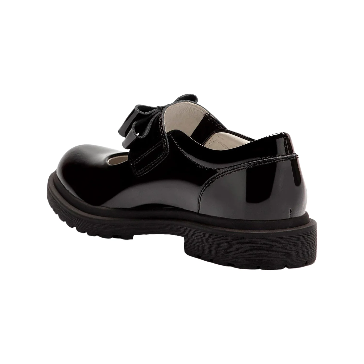 Lelli Kelly LK8656 (DB01) Helen Black Bow Patent School Shoes - Image 3