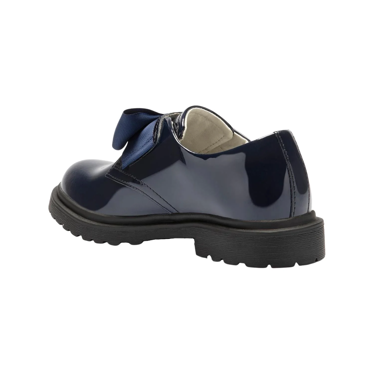 Lelli Kelly LK8656 (DE01) Helen Navy Bow Patent School Shoes - Image 3