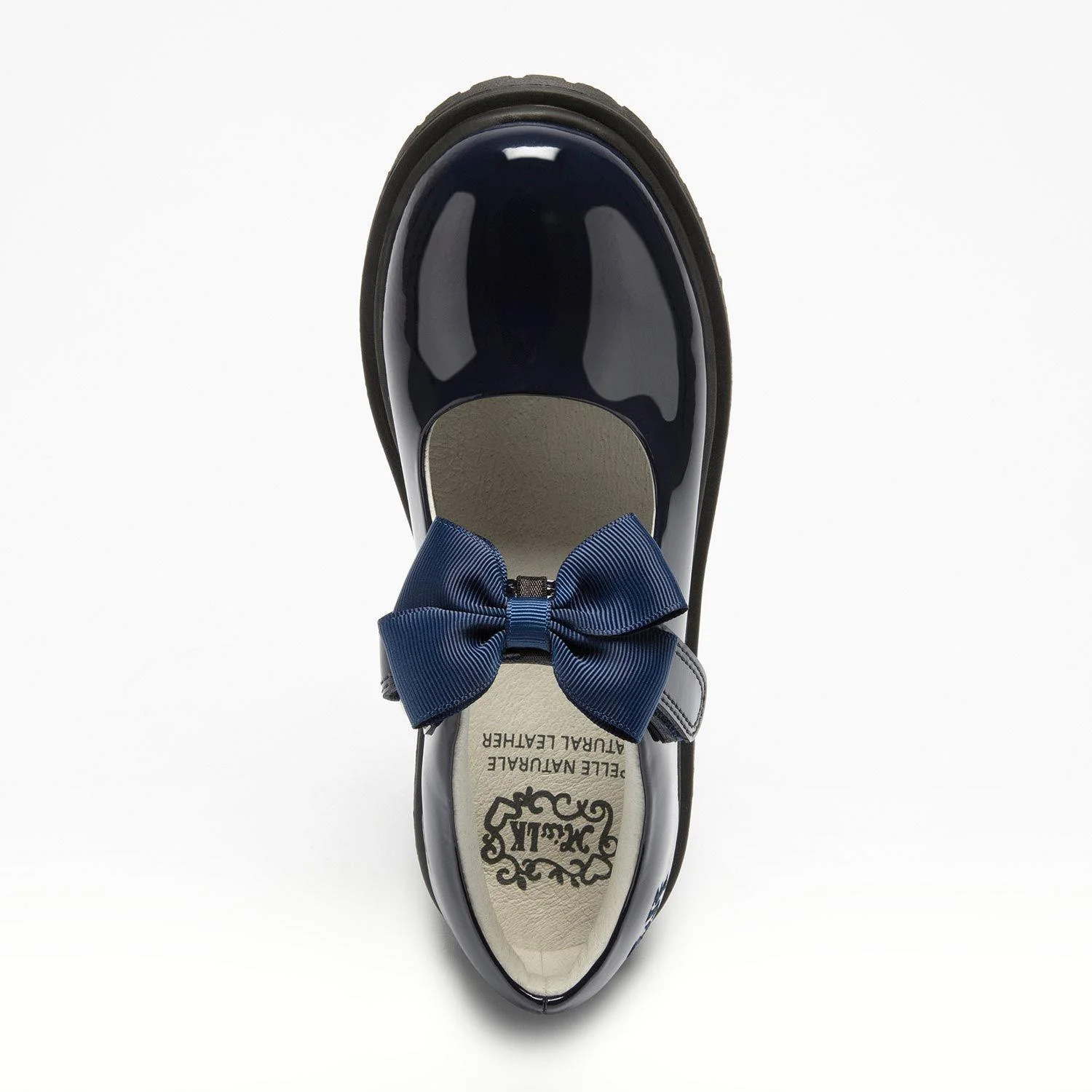 Lelli Kelly LK8661 (DE01) Maisie Navy Bow Patent School Shoes - Image 20