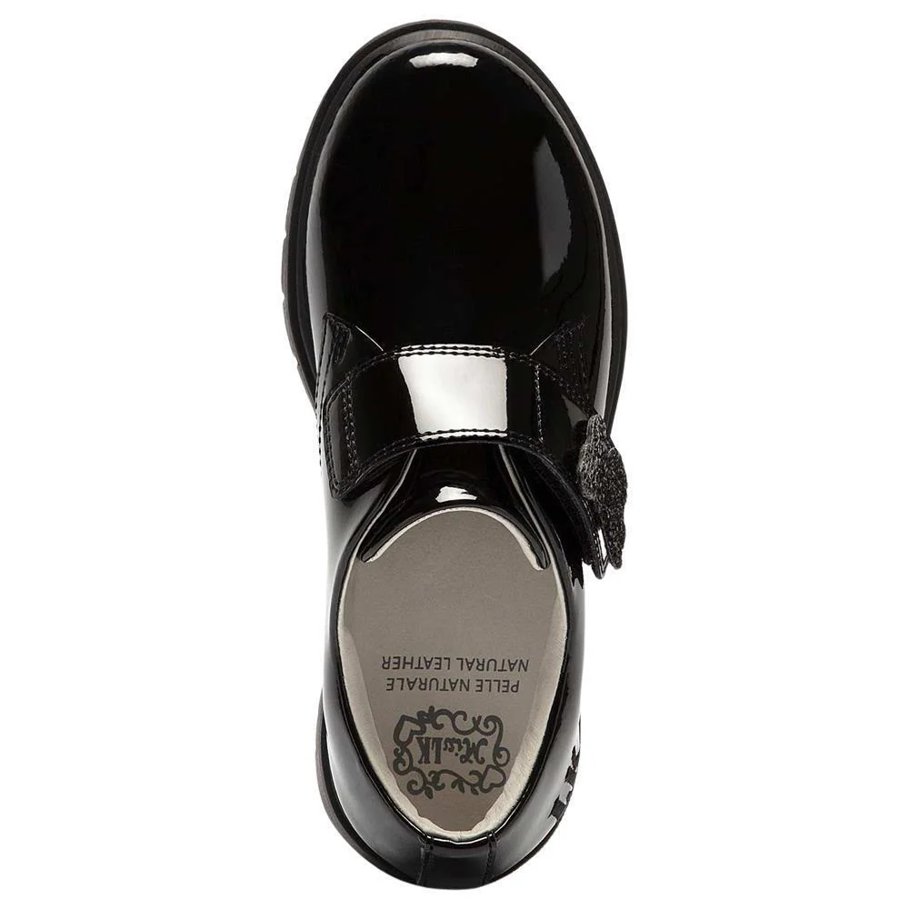 Lelli Kelly LK8670 (DB01) Lauren Black Patent Adjustable School Shoes - Image 4