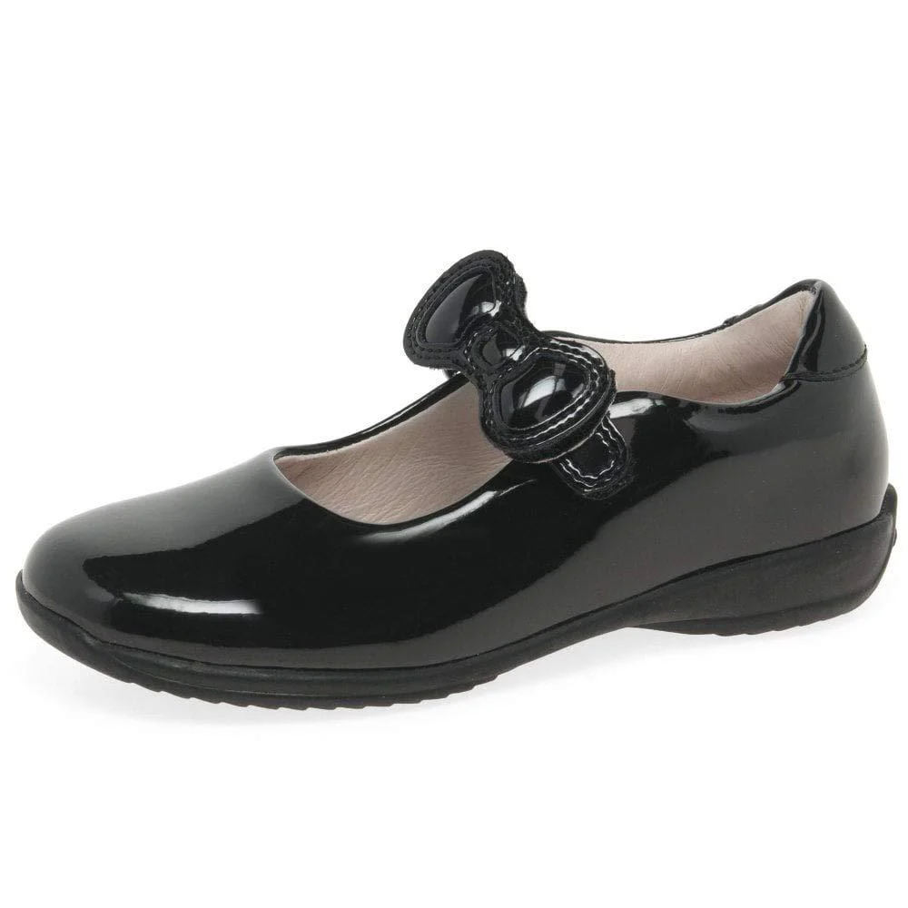 Lelli Kelly LK8802 (DB01) Black Patent Colourissima F Fitting School Shoes - Image 2