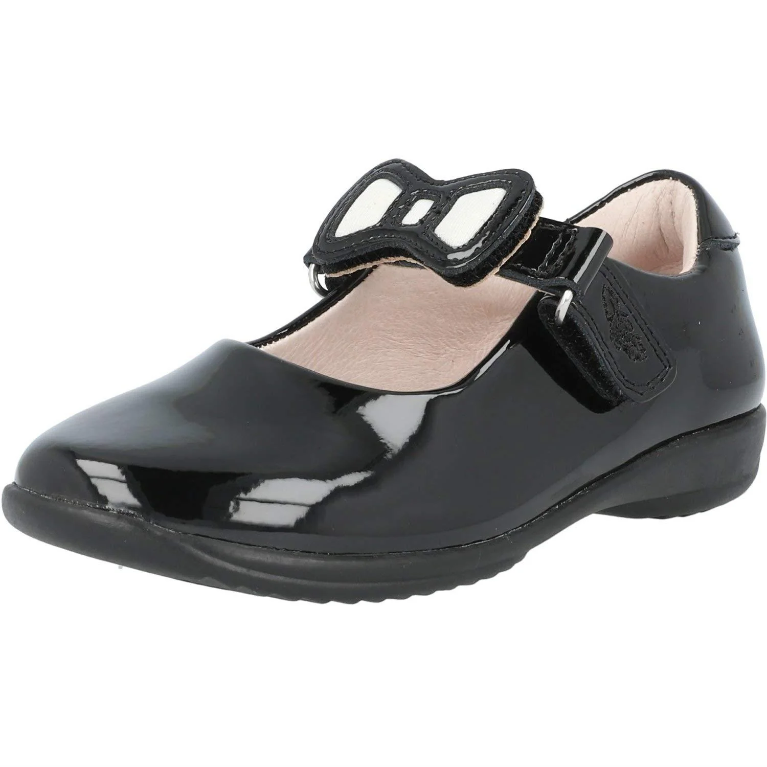 Lelli Kelly LK8840 (DB01) Black Patent Colourissima G Fitting School Shoes - Image 2