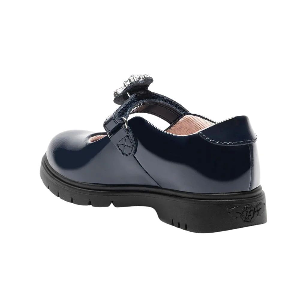 Lelli Kelly LK8916 (BL03) Bianca 3 Unicorn Navy Blue Patent School Shoes - Image 3