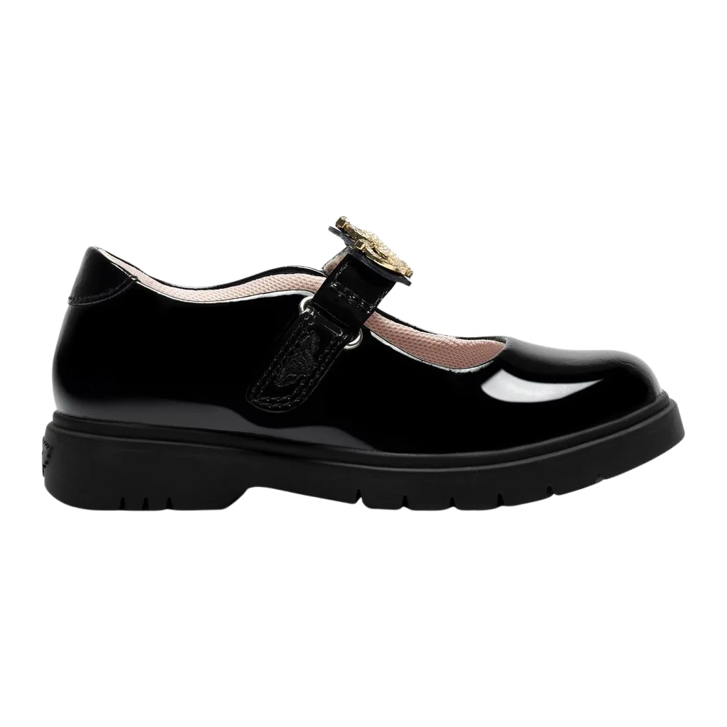 Lelli Kelly Victoria Black Interchangeable Patent School Shoes LK8922 NE03 - Image 3