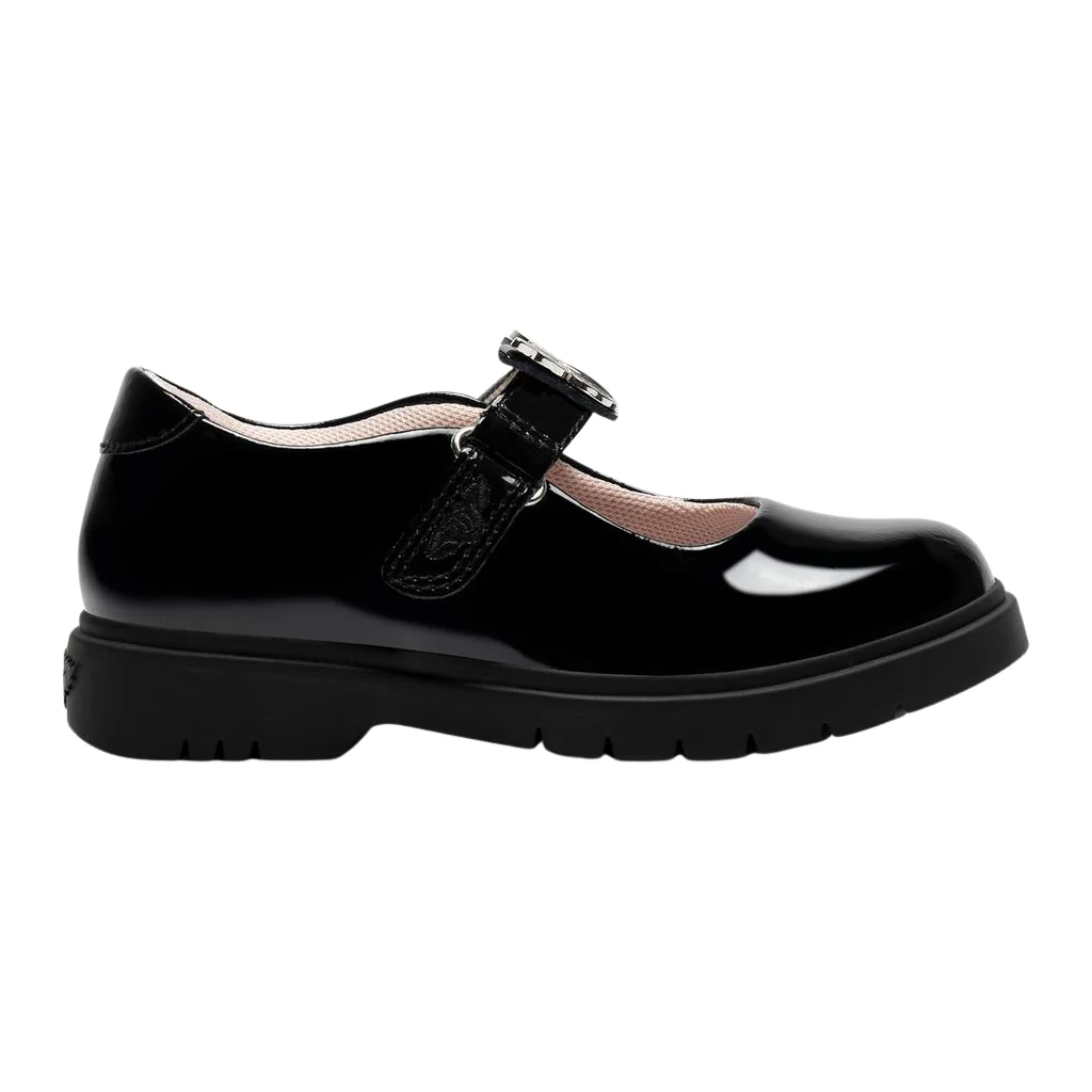 Lelli Kelly Delilah Black Interchangeable Patent School Shoes LK8926 NE03 - Image 3