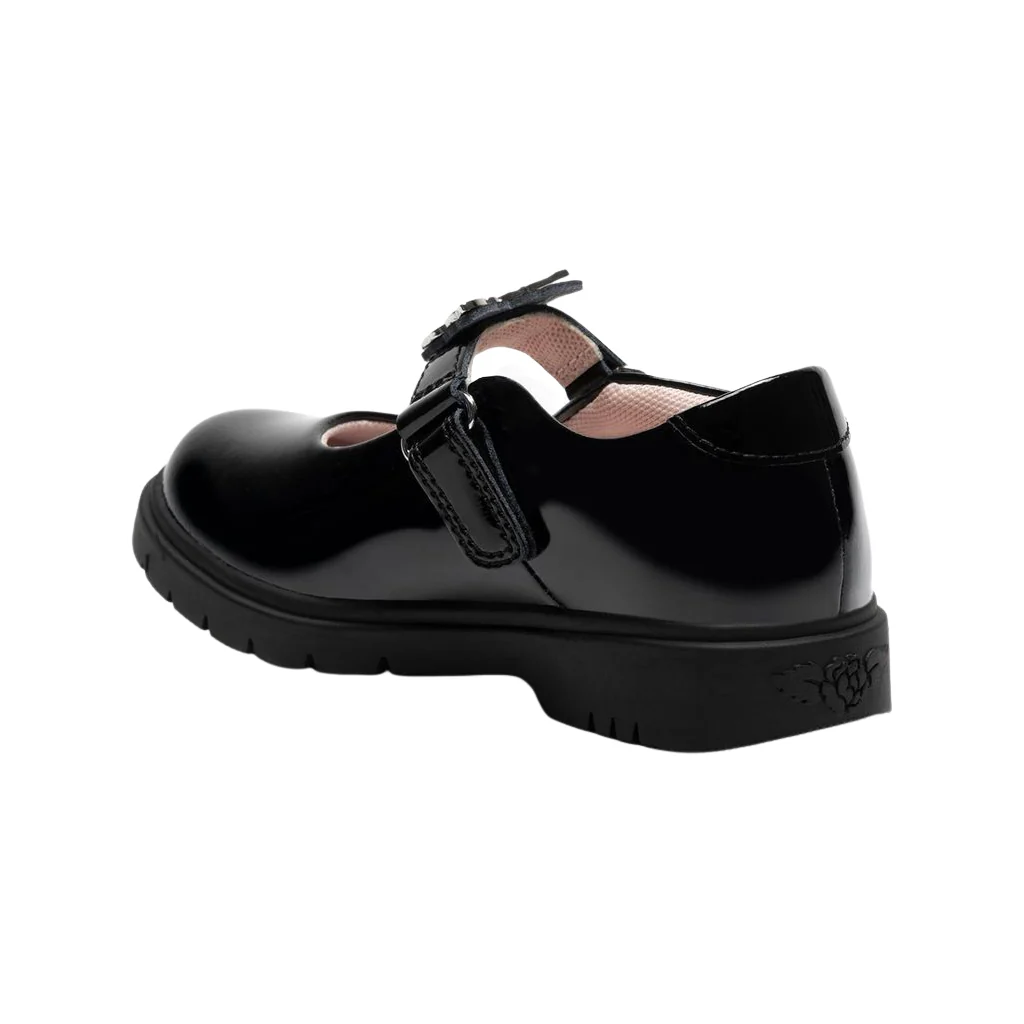 Lelli Kelly Delilah Black Interchangeable Patent School Shoes LK8926 NE03 - Image 4