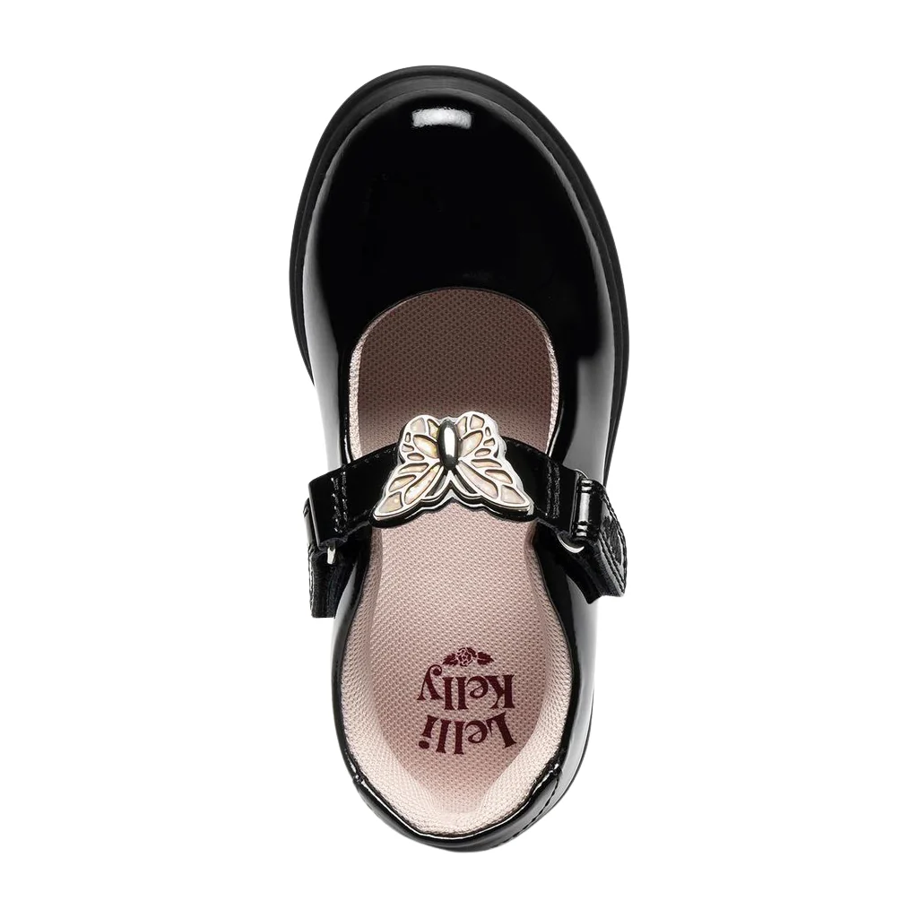 Lelli Kelly Delilah Black Interchangeable Patent School Shoes LK8926 NE03 - Image 5