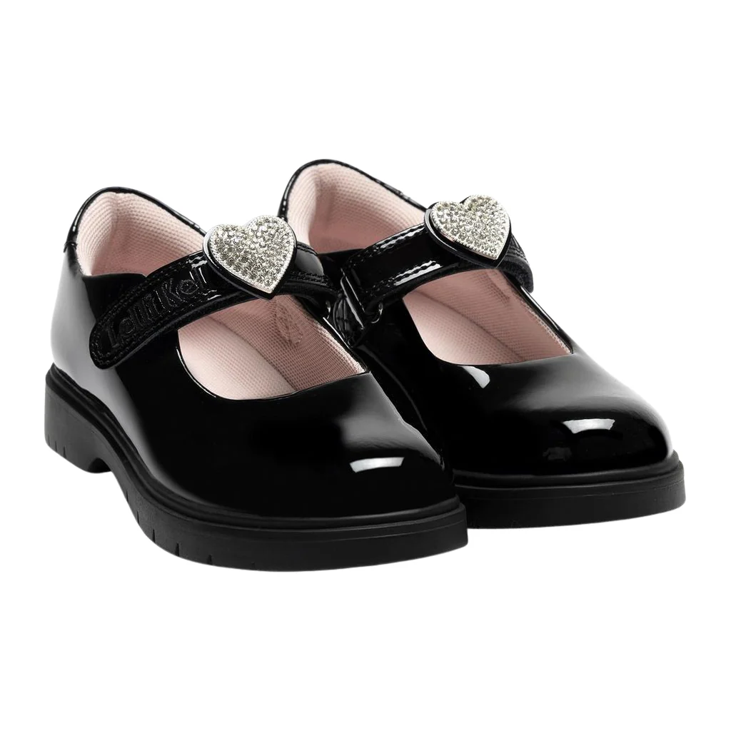 Lelli Kelly LK8934 NE03 Zoey Black Patent School Shoes