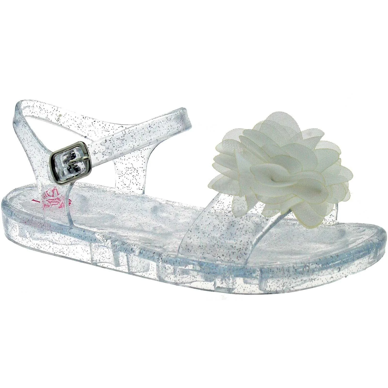 Lelli Kelly LK9944 (AA01) Transparent White Fiore Sandals - Image 13