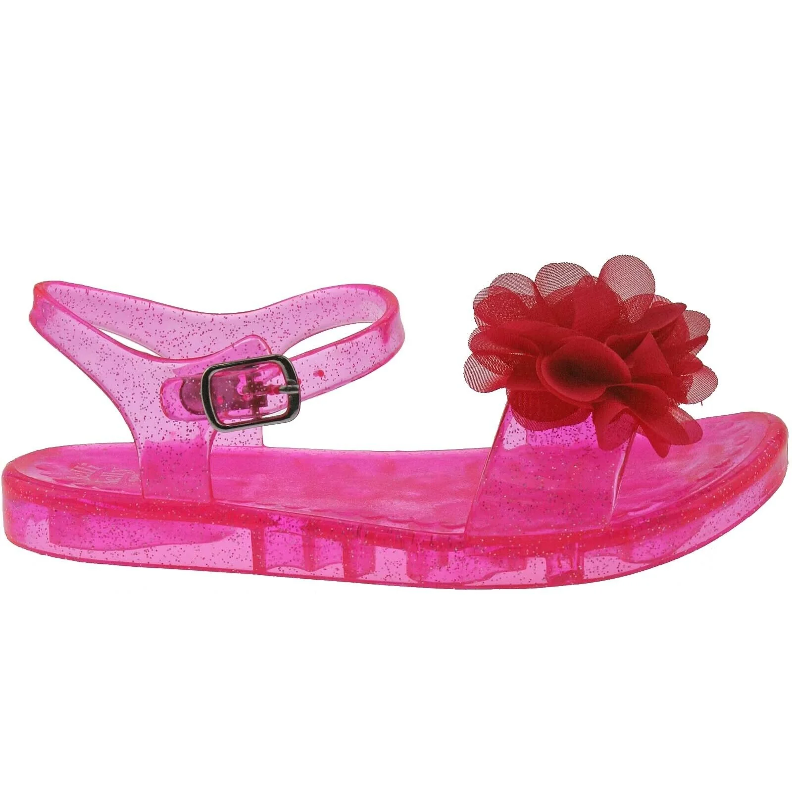 Lelli Kelly LK9944 (AN22) Transparent Fuchsia Fiore Sandals - Image 2