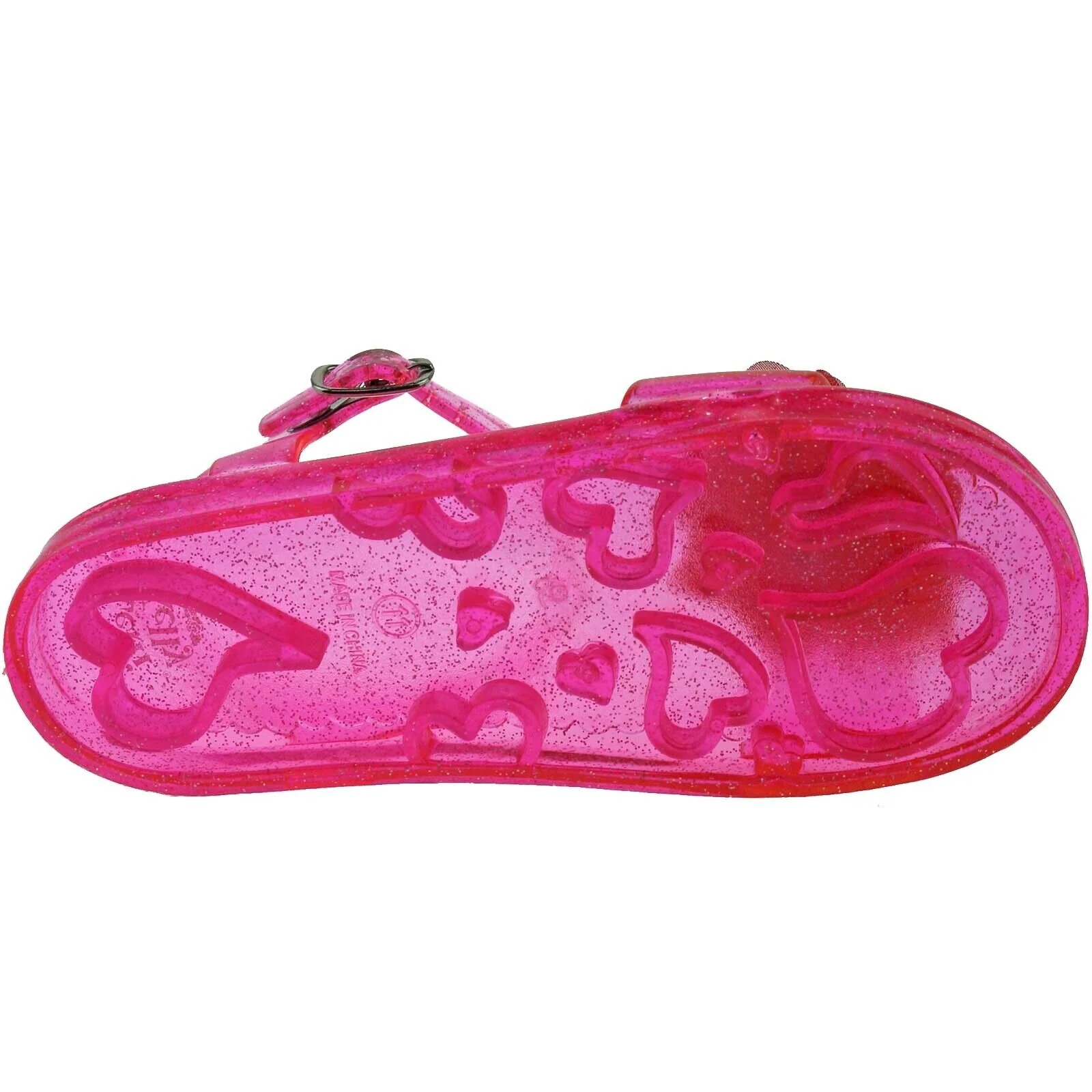 Lelli Kelly LK9944 (AN22) Transparent Fuchsia Fiore Sandals - Image 3