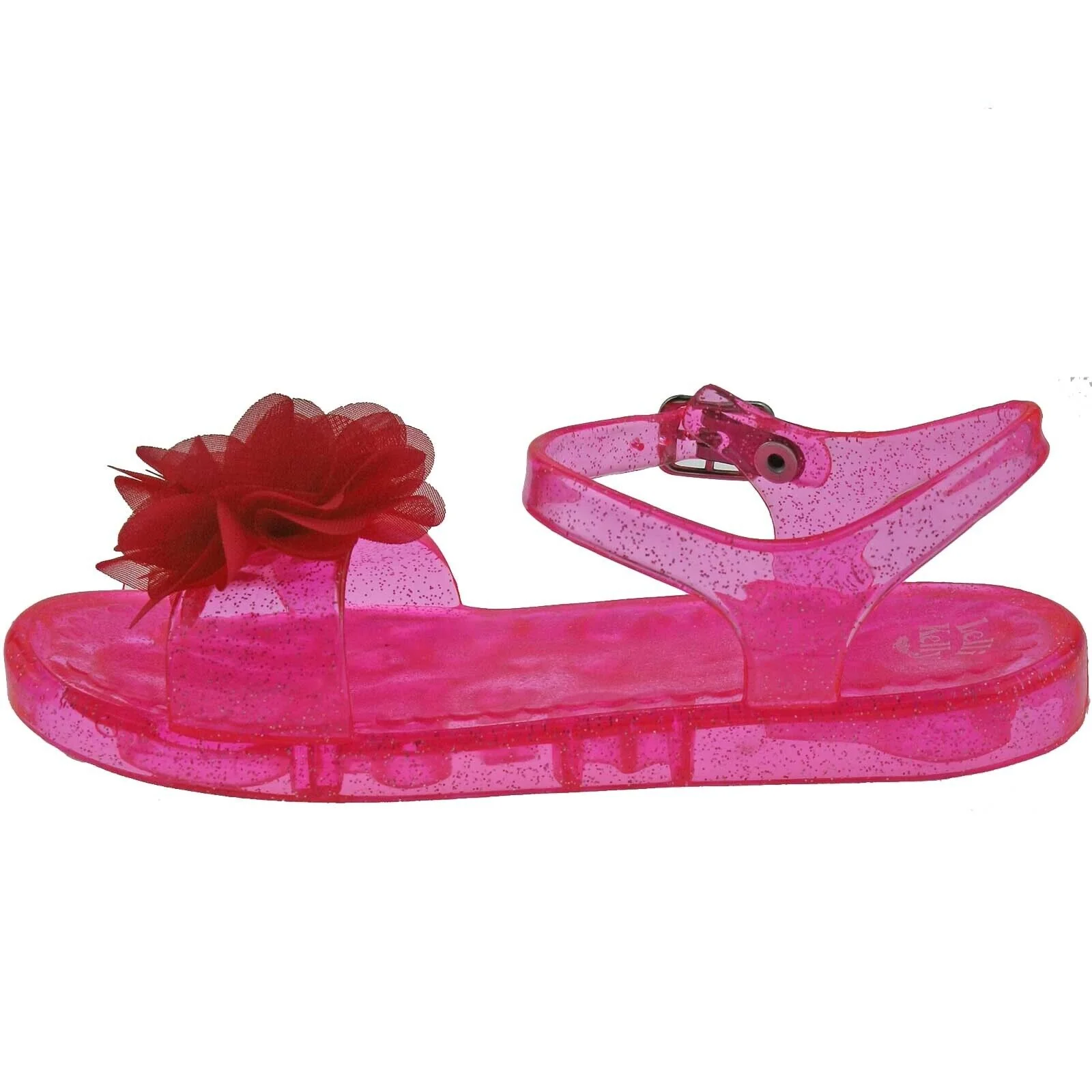 Lelli Kelly LK9944 (AN22) Transparent Fuchsia Fiore Sandals - Image 4