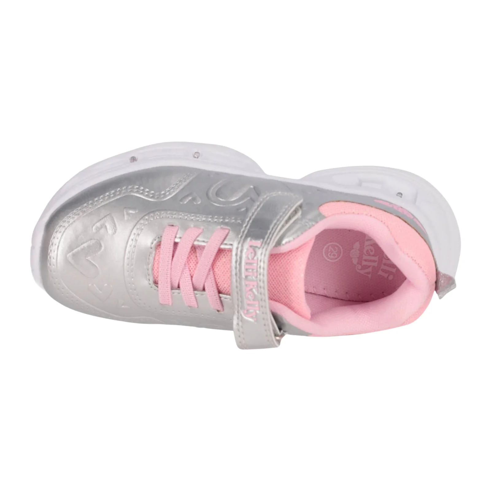 Lelli Kelly Marielle Silver Light Up Trainers LKAL5263 - Image 2