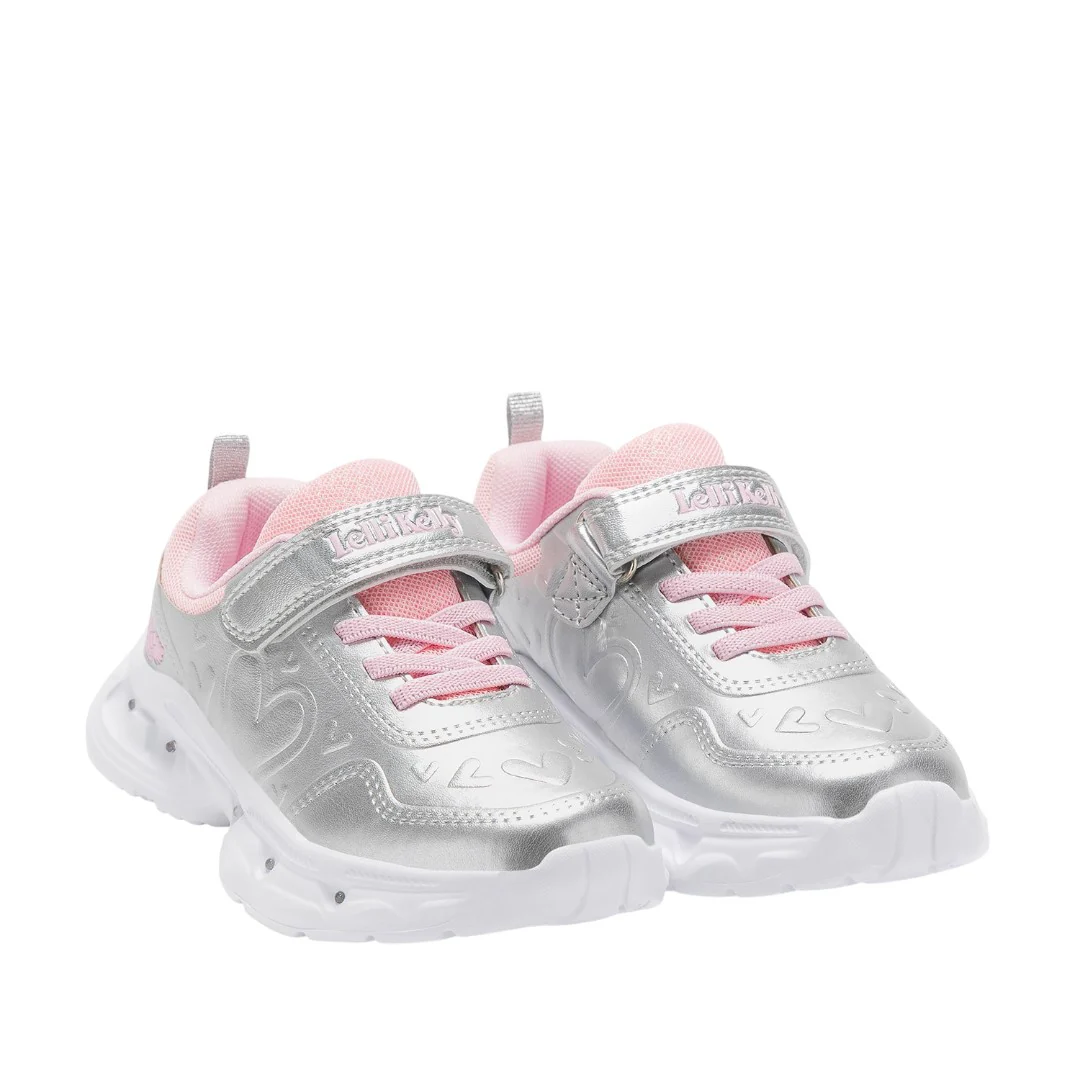 Lelli Kelly Marielle Silver Light Up Trainers LKAL5263 - Image 3