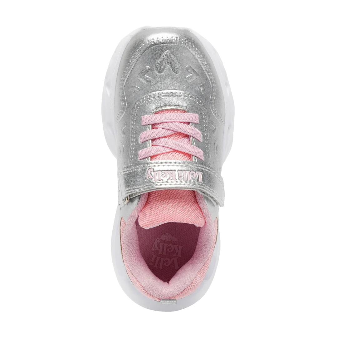 Lelli Kelly Marielle Silver Light Up Trainers LKAL5263 - Image 5