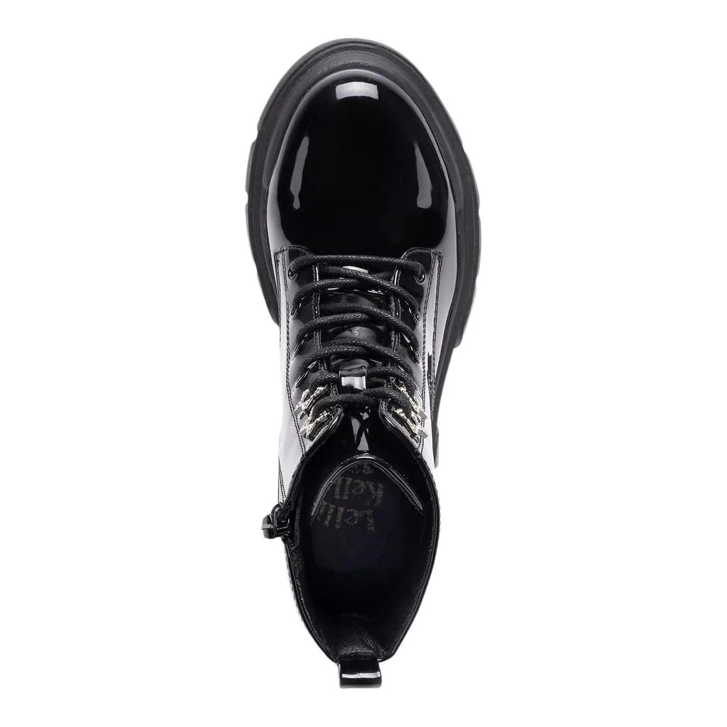 Lelli Kelly LKHH5300 Malika Side Zip Black Patent Boots - Image 5