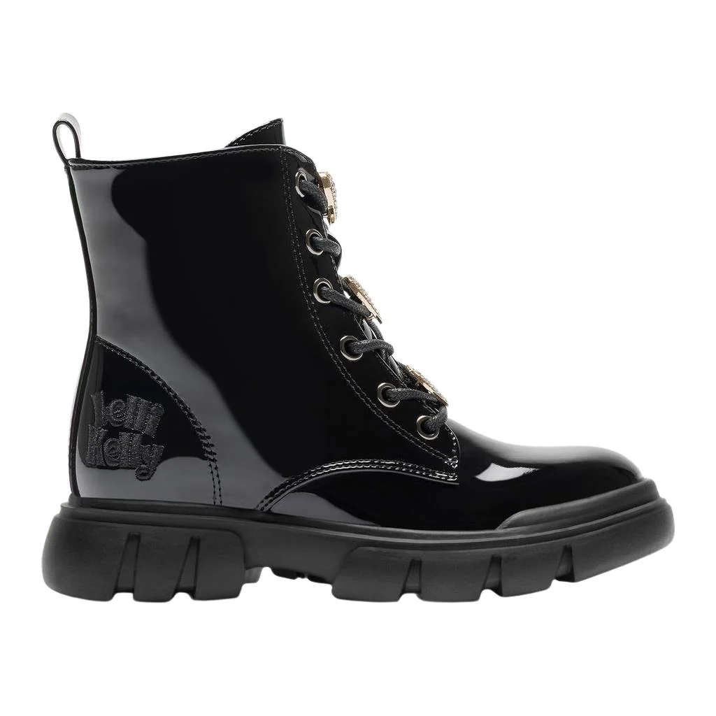 Lelli Kelly LKHH5314 Gemma Side Zip Black Patent Boots