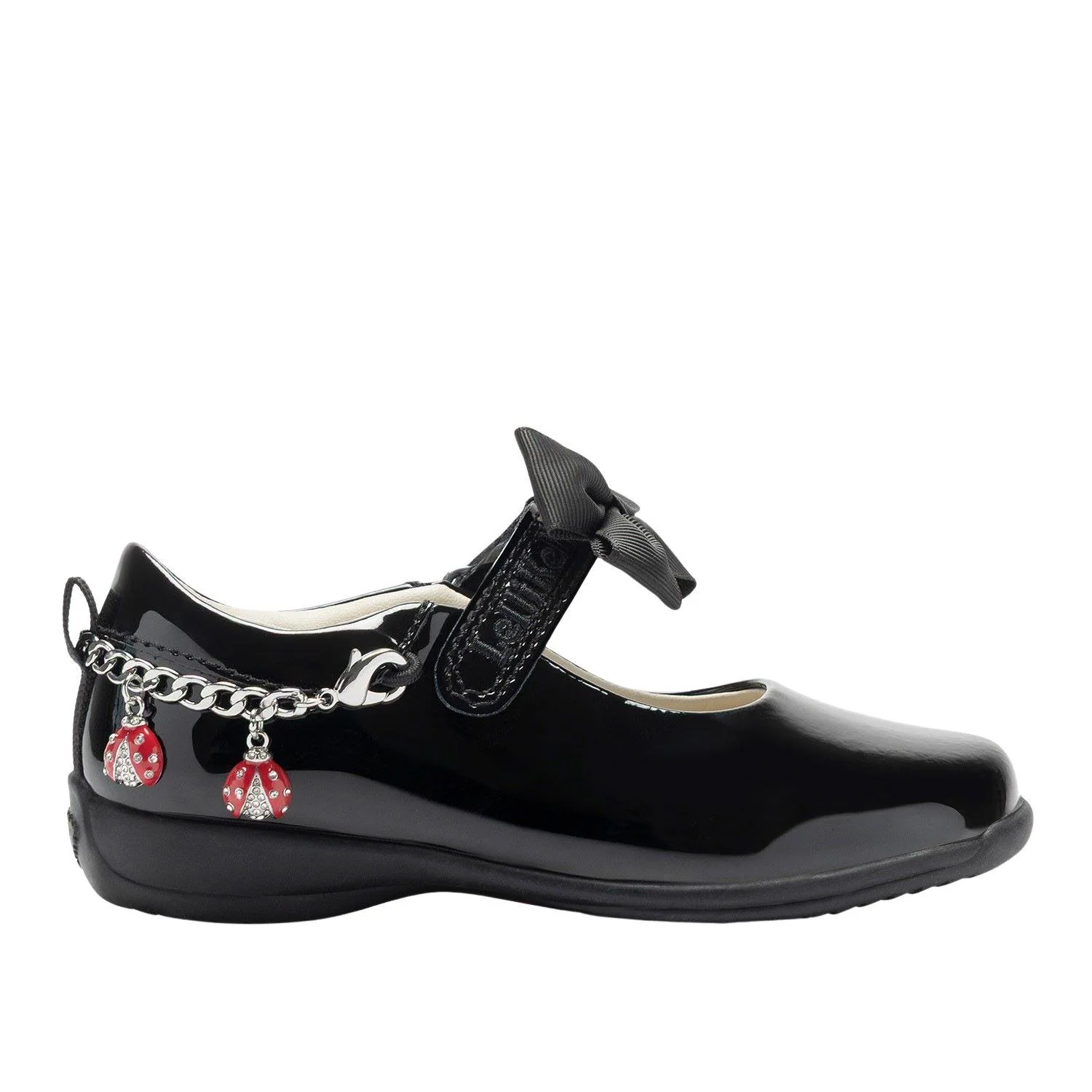 Lelli Kelly Ladybird F Fit Patent School Shoes LKSA8493 - Image 2