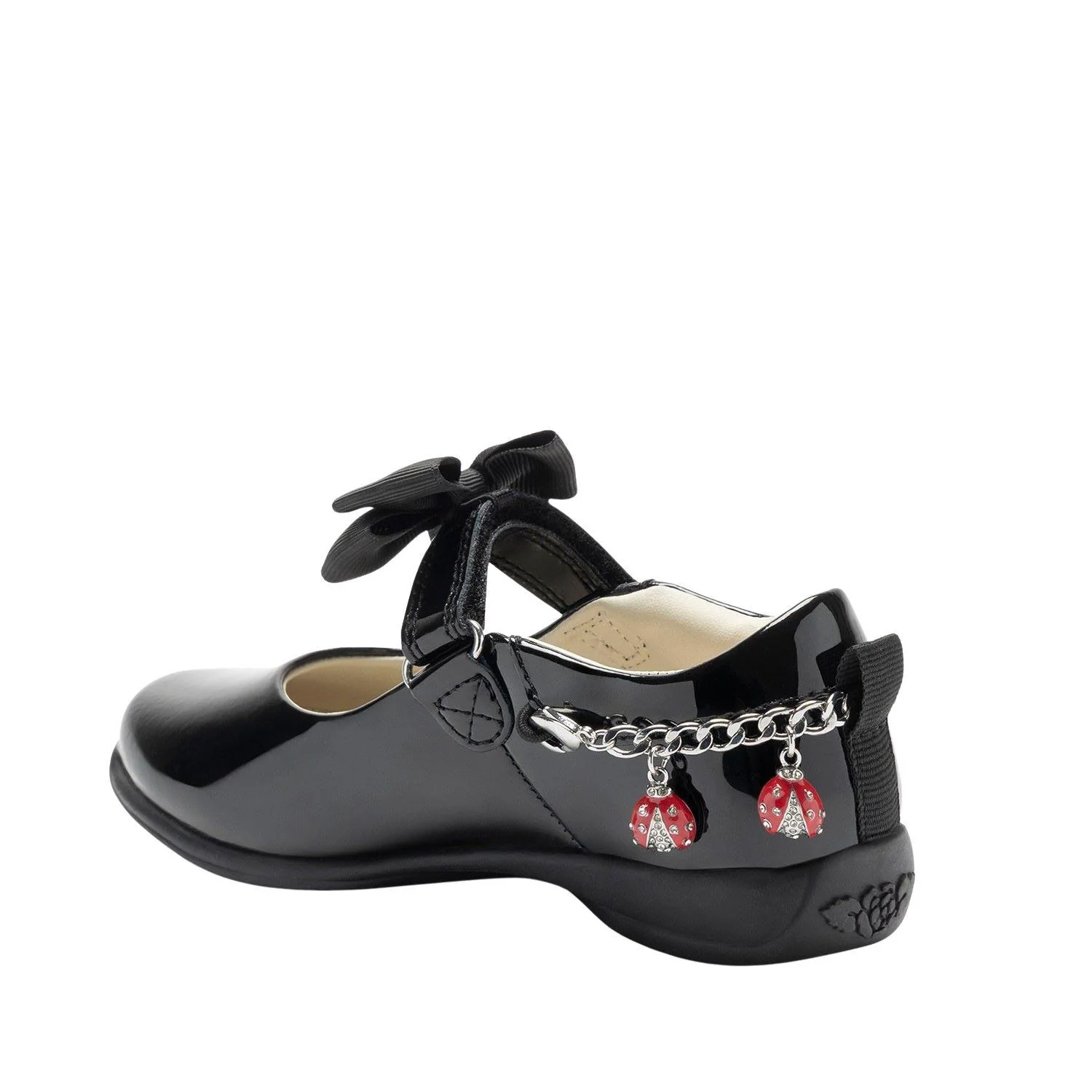 Lelli Kelly Ladybird F Fit Patent School Shoes LKSA8493 - Image 3