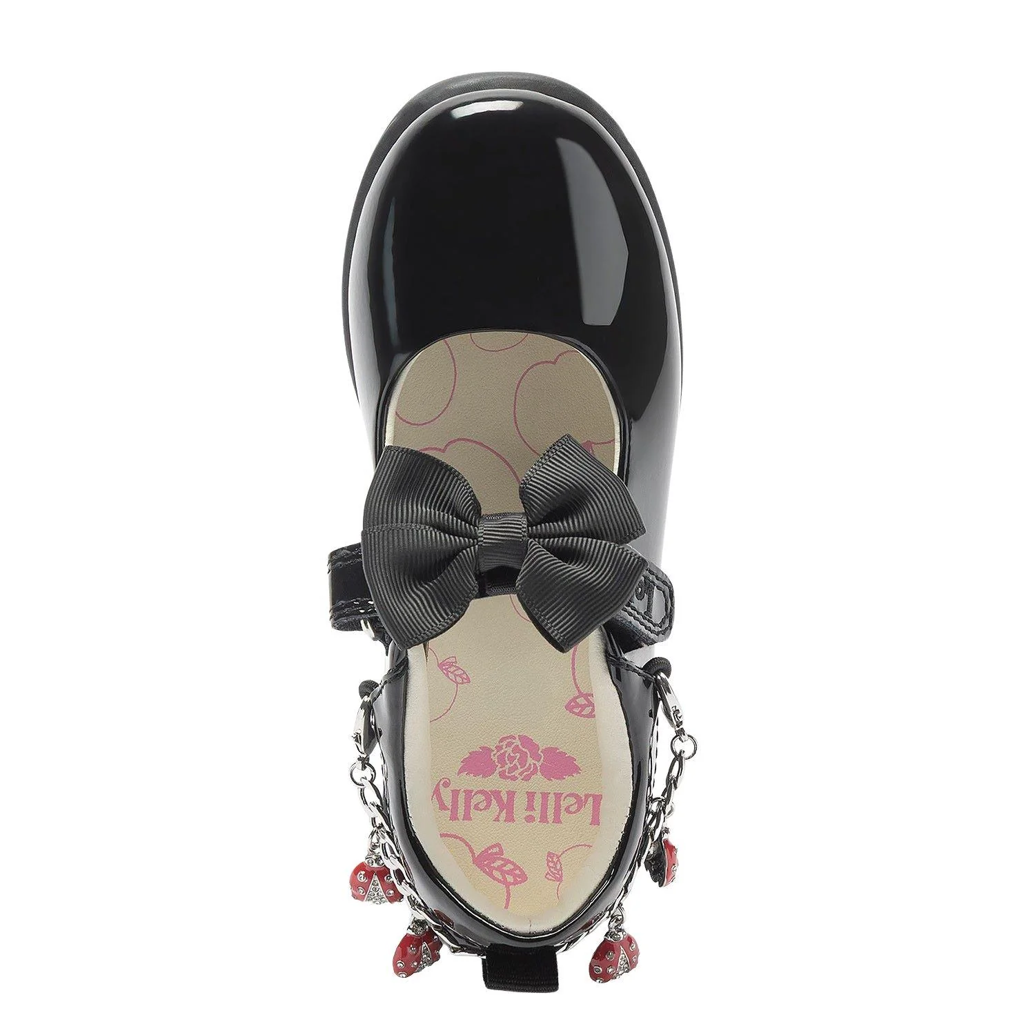 Lelli Kelly Ladybird F Fit Patent School Shoes LKSA8493 - Image 4