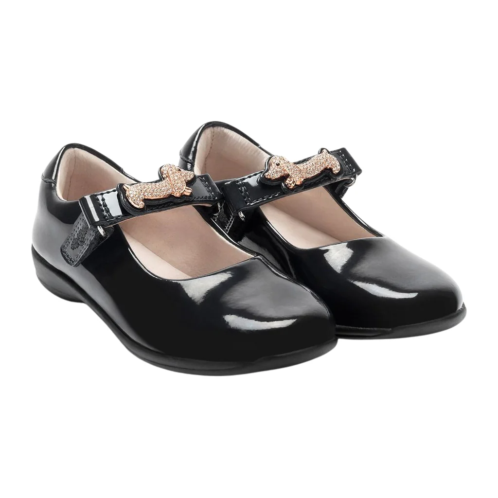 Lelli Kelly Taylor F Fit Patent School Shoes LKSI8466 - Image 2