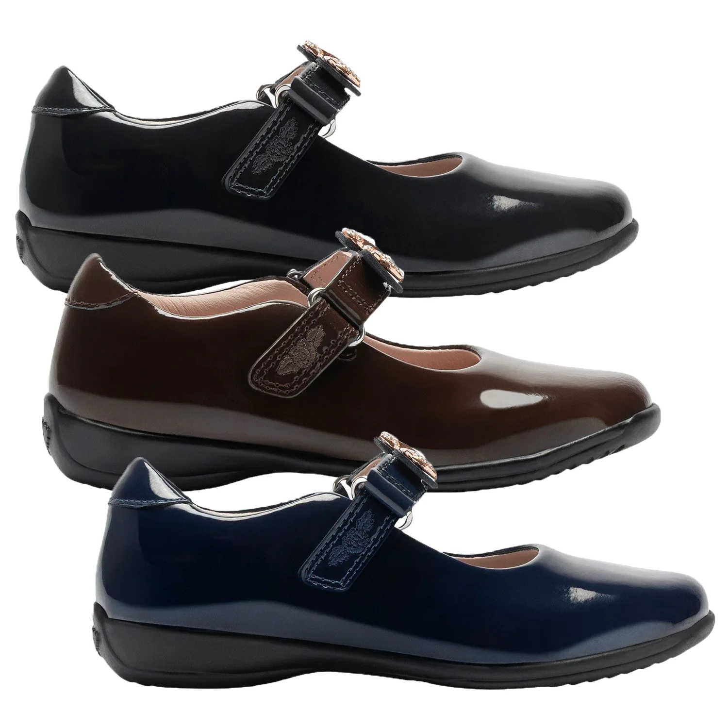 Lelli Kelly Taylor F Fit Patent School Shoes LKSI8466 - Image 25