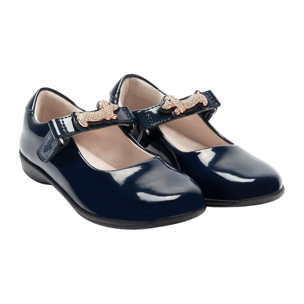 Lelli Kelly Taylor F Fit Patent School Shoes LKSI8466 - Image 9