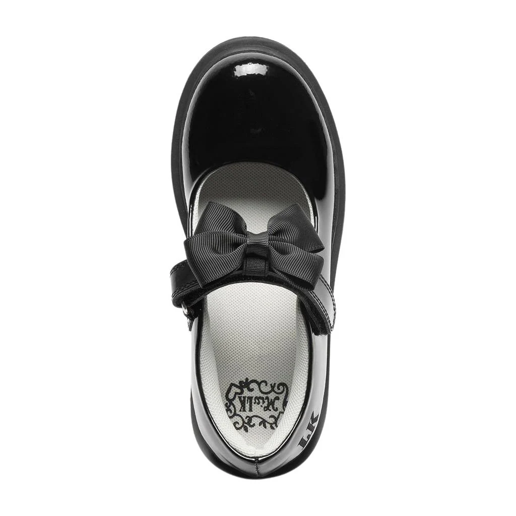 Lelli Kelly Miss LK Mia Black Bow Patent School Shoes LK8461 - Image 4