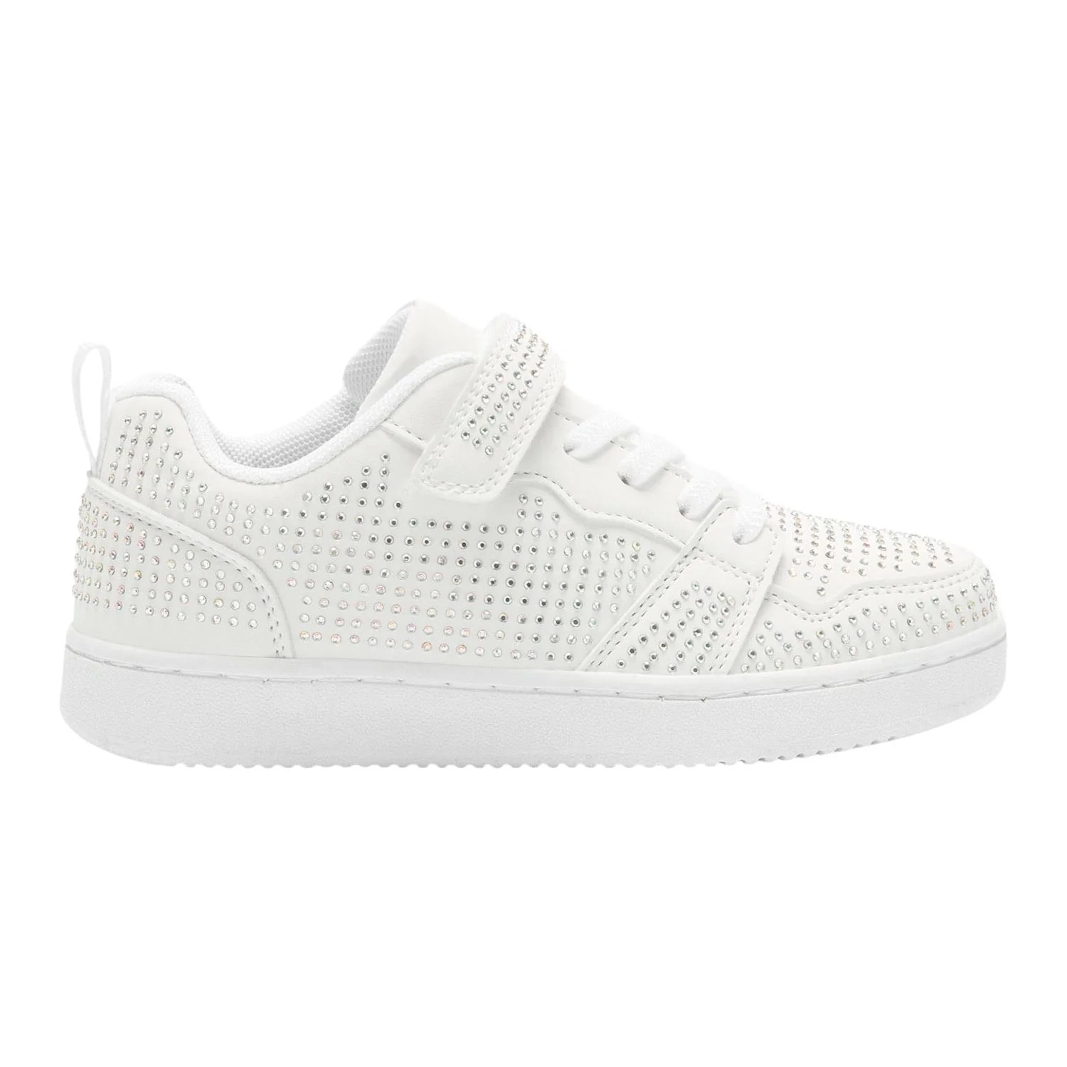 Lelli Kelly MLAA4000 (BI01) Grace Low White Rhinestone Easy On Trainers - Image 2