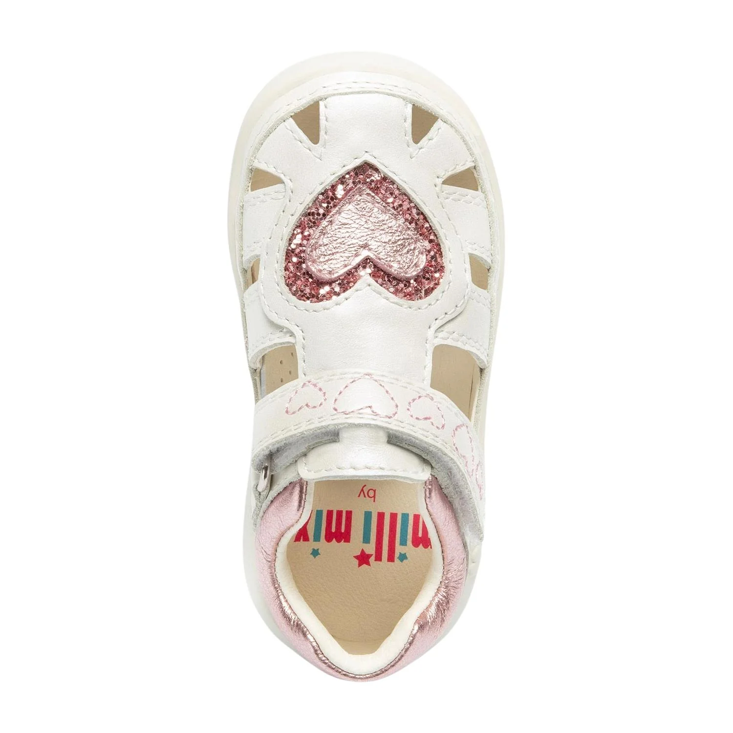 Lelli Kelly MXCA4124 (BI01) Hope Heart Soft Leather Sandals Shoes - Image 3