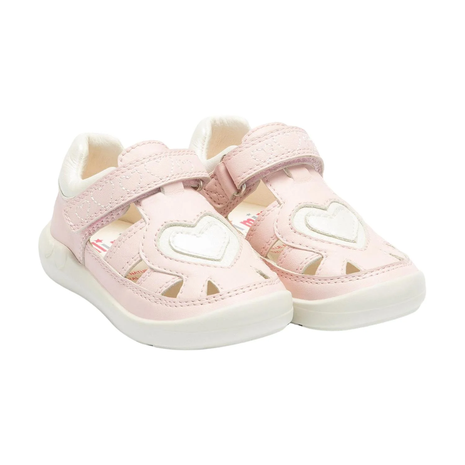 Lelli Kelly MXCA4124 (RO01) Hope Rosa Heart Soft Leather Sandals Shoes - Image 6