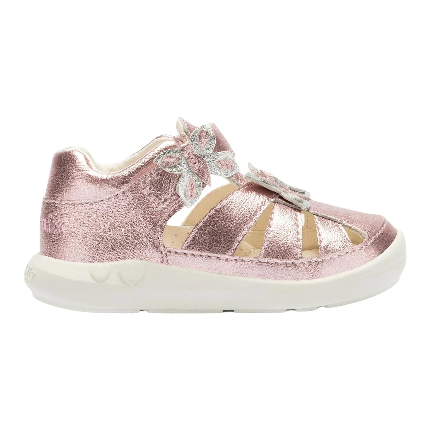 Lelli Kelly MXCA4125 (RO01) Raya Rosa Metallic Leather Butterfly Sandals - Image 7